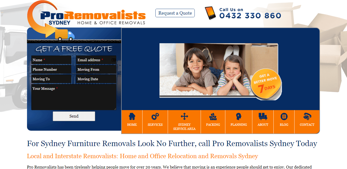 Pro Removalists Sydney